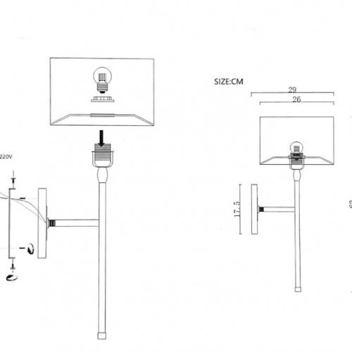 Бра ImperiumLoft 44.451-0