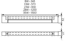 Мебельный светильник Kanlux MERA TL-13/4000K 4731 Мебельный светильник Kanlux MERA TL-13/4000K 4731