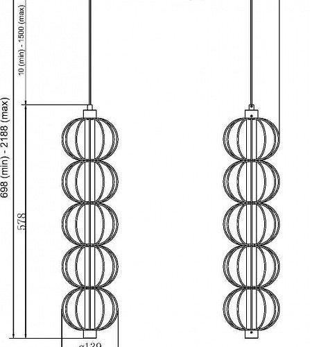 Бра Maytoni Golden Cage MOD216WL-L10G3K