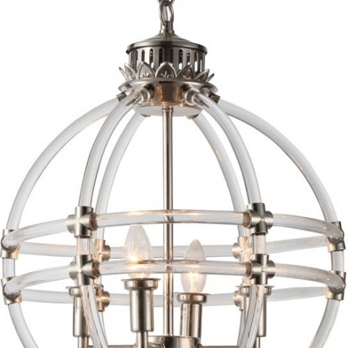 Подвесная люстра DeLight Collection Impero KM0766P-4 nickel