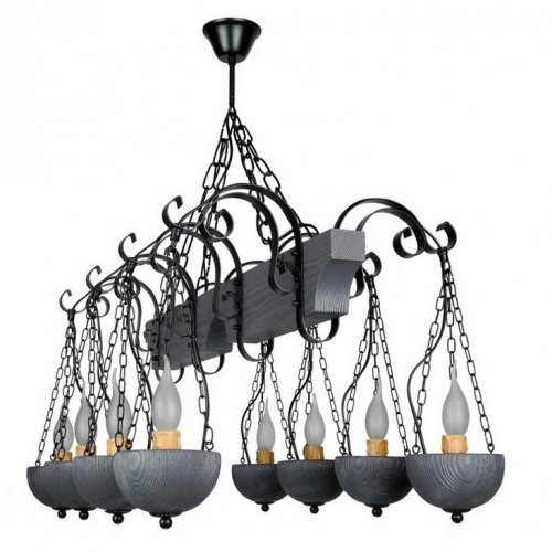 Подвесная люстра Тарьсма Пирамида Пирамида-8 антрацит