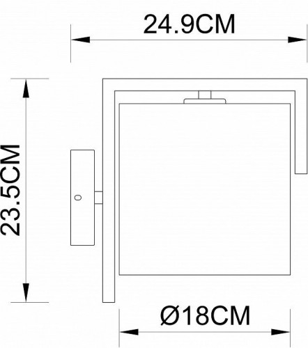 Бра Arte Lamp Aperol A5031AP-1PB Бра Arte Lamp Aperol A5031AP-1PB