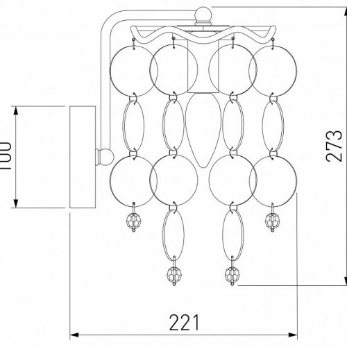 Бра Bogates Bolla 334/1 (319/1)