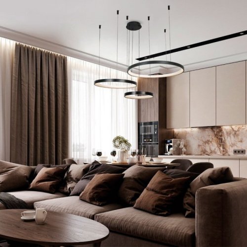 Подвесной светильник L8806-800-580-380 BK Подвесной светильник L8806-800-580-380 BK