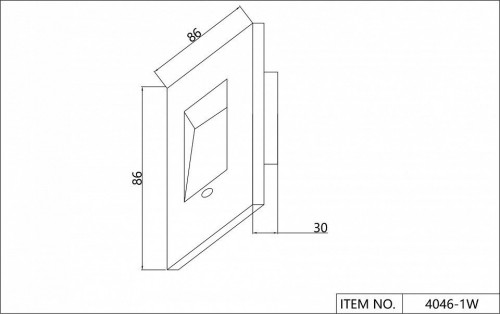 Встраиваемый светильник Favourite Nox 4046-1W