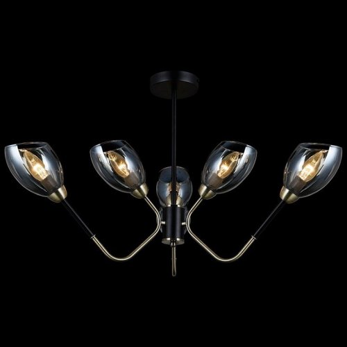 Потолочная люстра Illumico IL9960-6CSQ-79 BK AB Потолочная люстра Illumico IL9960-6CSQ-79 BK AB