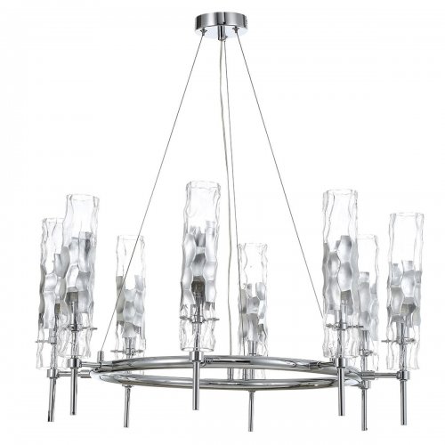 Подвесная люстра Crystal Lux Primavera SP8 Chrome
