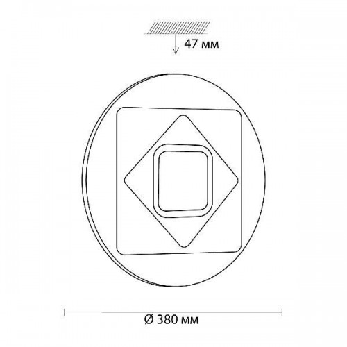 Настенно-потолочный светильник Sonex Cova 3037/DL Настенно-потолочный светильник Sonex Cova 3037/DL