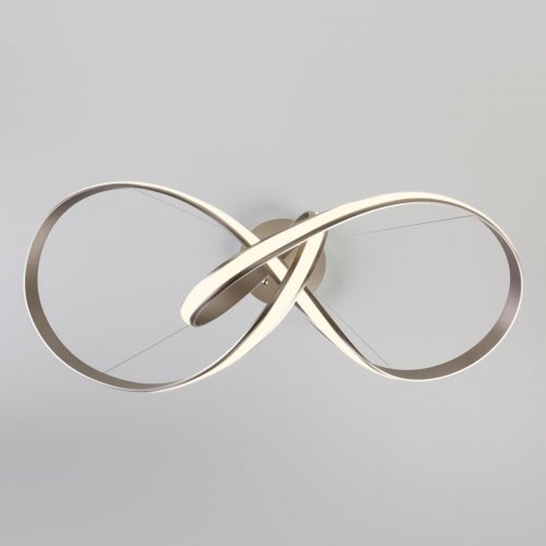 Подвесной светодиодный светильник Eurosvet Kink 90174/1 сатин-никель Подвесной светодиодный светильник Eurosvet Kink 90174/1 сатин-никель