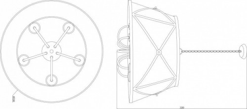 Подвесная люстра Moderli Berta V1260-5P Подвесная люстра Moderli Berta V1260-5P