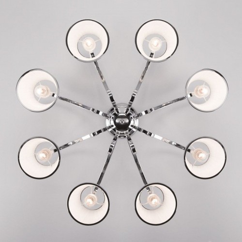 Потолочная люстра Eurosvet Tessa 60088/8 хром Потолочная люстра Eurosvet Tessa 60088/8 хром