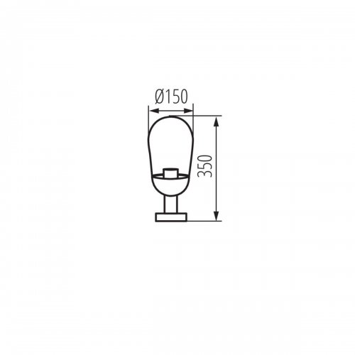 Садовый светильник Kanlux LIEGO 37 B 36534