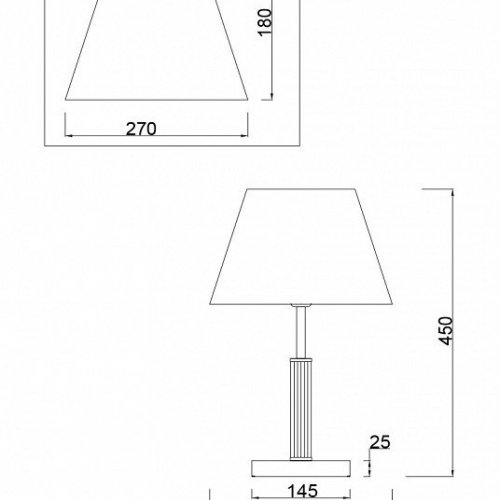 Настольная лампа Freya Clarissa FR5020TL-01CH Настольная лампа Freya Clarissa FR5020TL-01CH
