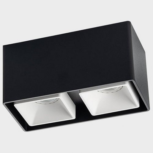 Точечный светильник  FASHION FX2 black + FASHION FXR white - 2шт.