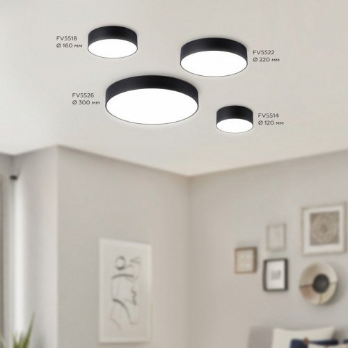 Потолочный светильник Ambrella light Orbital Air Alum FV5518