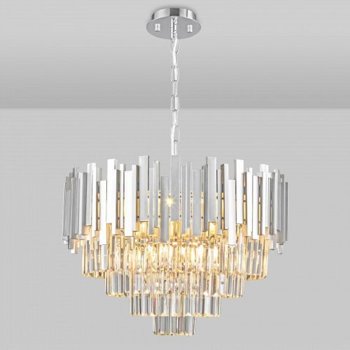 Подвесная люстра Natali Kovaltseva Vertigo VERTIGO 81440/8C SILVER Подвесная люстра Natali Kovaltseva Vertigo VERTIGO 81440/8C SILVER