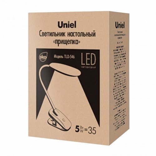 Настольная лампа (UL-00002234) Uniel TLD-546 White/LED/350Lm/4500K