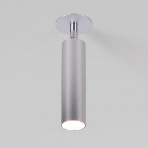 Встраиваемый светодиодный спот Elektrostandard Diffe 25040/Led серебряный a058227