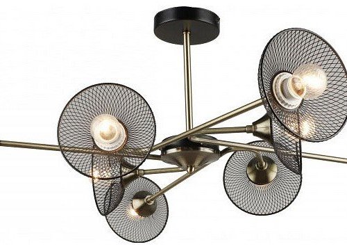 Потолочная люстра Imex MD.5700-8-S-AB+BK