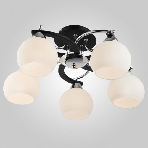 Потолочная люстра Оптима Larion 9654/5 хром/венге