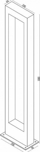 Наземный светильник Maytoni Bonn O425FL-L10GF