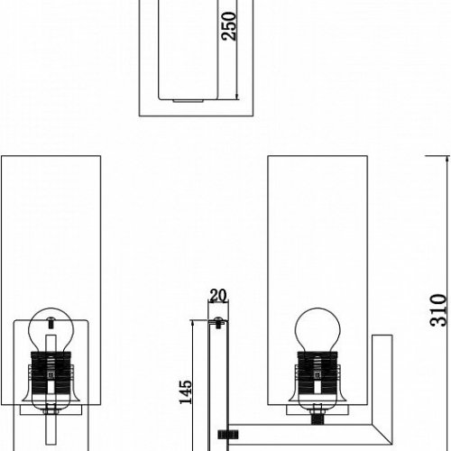 Бра Maytoni Fortano MOD089WL-01BS