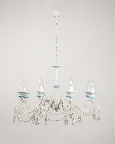 Подвесная люстра Abrasax L.8303-8CREAM/G Подвесная люстра Abrasax L.8303-8CREAM/G