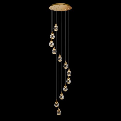 Подвесной светильник DeLight Collection Stilla MD24001004-12A gold/clear