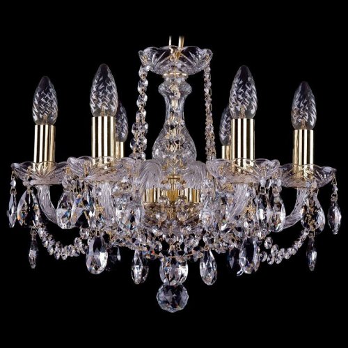 Подвесная люстра Bohemia Ivele Crystal 1402/6/141/G