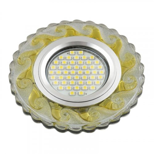 Встраиваемый светильник Fametto Luciole DLS-L139 Gu5.3 Glassy/Gold