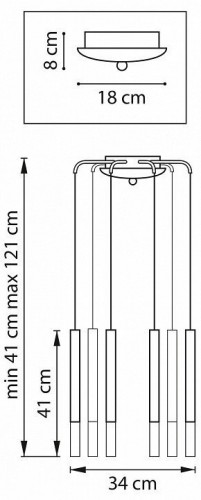 Подвесной светильник Lightstar Tubo L8T747143