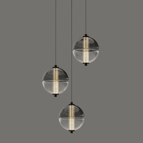 Подвесной светильник DeLight Collection MD24022079 MD24022079-3A black/smoky Подвесной светильник DeLight Collection MD24022079 MD24022079-3A black/smoky