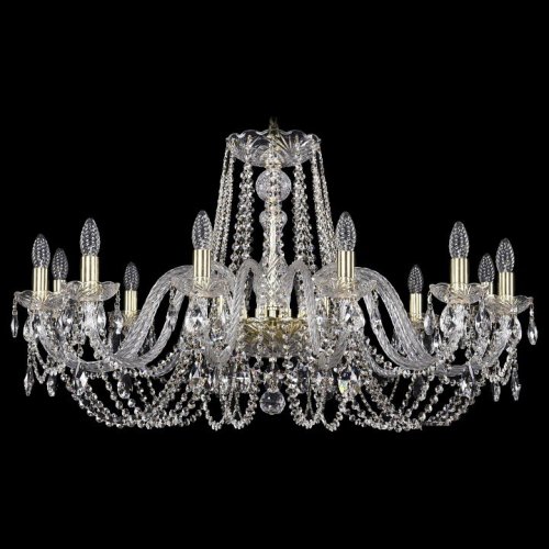 Подвесная люстра Bohemia Ivele Crystal 1402/12/360/G