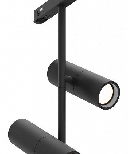 Трековый светильник Maytoni Elti Duo TR005-2-2X12W3K-B Трековый светильник Maytoni Elti Duo TR005-2-2X12W3K-B
