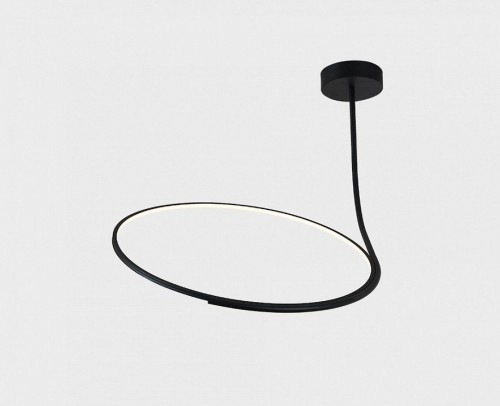Подвесной светодиодный светильник Italline IT013-6025 black 3000K