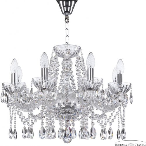 Подвесная люстра 5413 5413/8/200 Ni Clear/M-1H