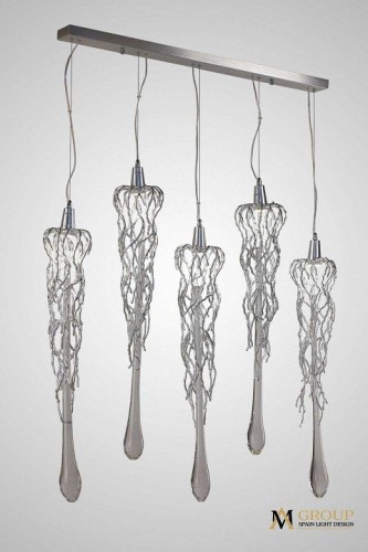 Подвесная люстра AM-Group MANTECADO MANTECADO-5 CH Подвесная люстра AM-Group MANTECADO MANTECADO-5 CH