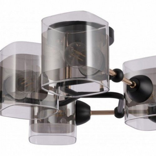 Потолочная люстра Arte Milano AMALFI 324308/6 BK+FG Потолочная люстра Arte Milano AMALFI 324308/6 BK+FG
