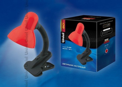 Настольная лампа (02461) Uniel TLI-206 Red E27 Настольная лампа (02461) Uniel TLI-206 Red E27