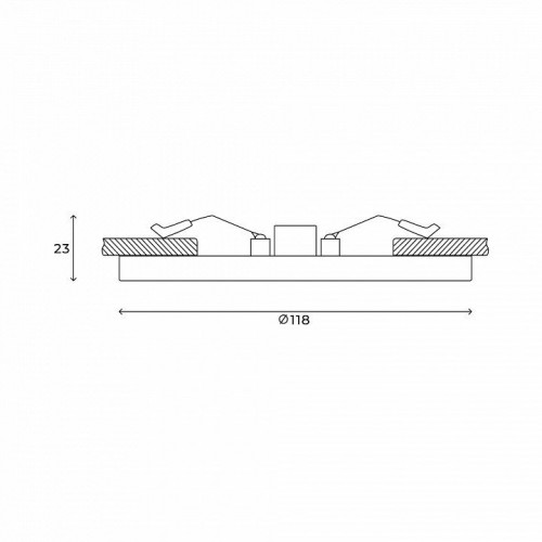 Встраиваемый светильник Hesby Lighting Alta HSBL_0183