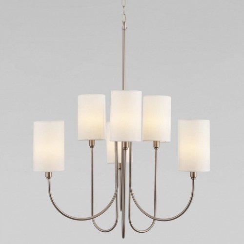 Подвесная люстра Eurosvet Abbey 60164/6 никель Подвесная люстра Eurosvet Abbey 60164/6 никель