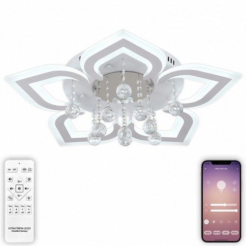 Потолочная люстра Natali Kovaltseva Cascade LED LAMPS 81159 Потолочная люстра Natali Kovaltseva Cascade LED LAMPS 81159