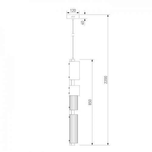 Подвесной светильник Selina 304071 LED латунь