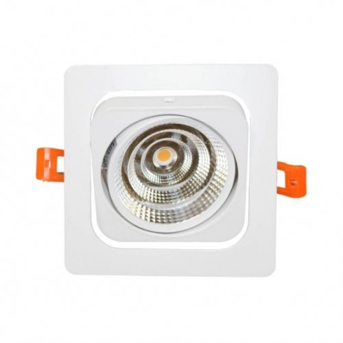 Встраиваемый светодиодный светильник Lumina Deco Fostis LDC 8065-SS-10WCOB-L120*W120 WT