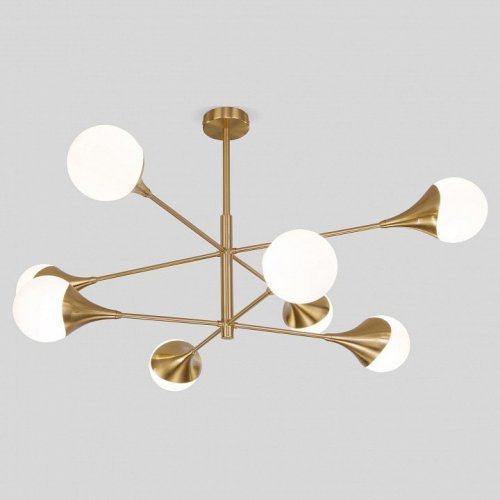 Подвесная люстра Eurosvet Calyx 60168/8 латунь