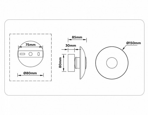 Настенный светильник Ambrella light High Light LH31037