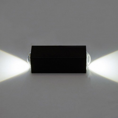 Светодиодный светильник стационарный Feron AL52 2*1W 4000K черный 51135