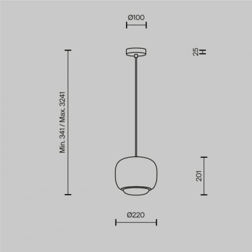 Подвесной светильник Brio MOD466PL-L12B3K