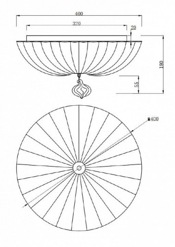 Потолочный светильник Maytoni Sienna C216-CL-03-N Потолочный светильник Maytoni Sienna C216-CL-03-N