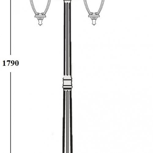 Наземный фонарь Oasis Light VERONA 86208A Gb